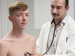 Youthful Guiltless Fit Lad Wants To Practice The Physician's Raw Sizzling Office Approach