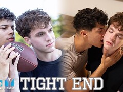 Jordan Haze & friends have a steamy threesome with a big-cocked football player